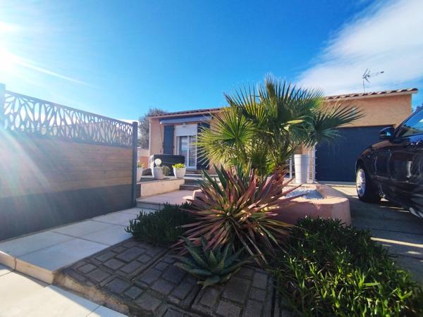 Dpt Aude (11), à vendre LEZIGNAN CORBIERES maison P4 de 100 m² - Terrain de 482,00 m²