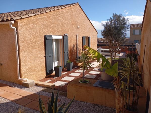 Dpt Aude (11), à vendre LEZIGNAN CORBIERES maison P4 de 100 m² - Terrain de 482,00 m²