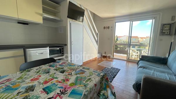 Appartement duplex à vendre 3 pièces LE BARCARES (66) Pyrénées et Étang - avec terrasse proche plage.