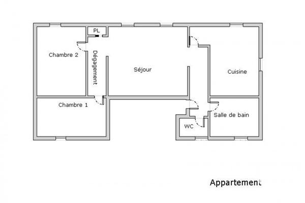 Appartement à vendre 3 pièces 59 m² Lagny-sur-Marne