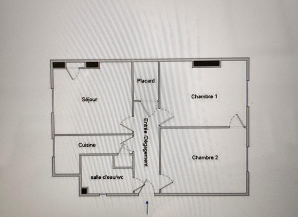 Appartement 3 pièces - 54 m²