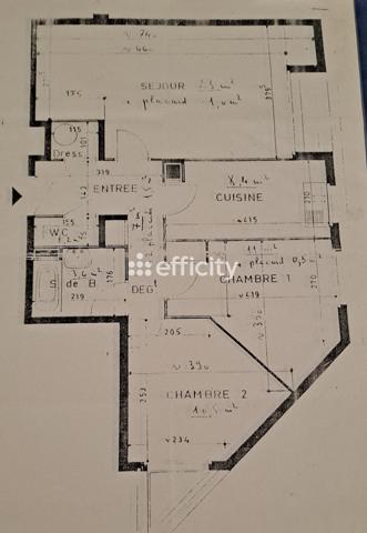 Appartement 3 pièces - 67 m² Exclusivité efficity