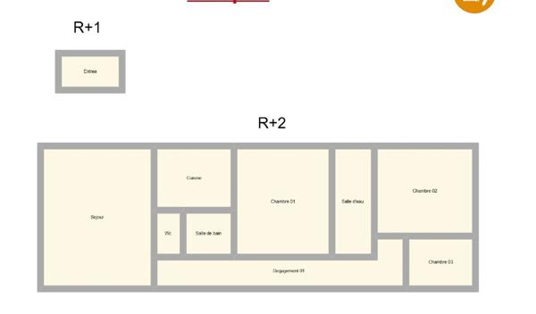 SAINT BRIAC SUR MER:Appartement de 69m², 4 pièces, terrasse et balcon ensoleillées, deux stationnements
