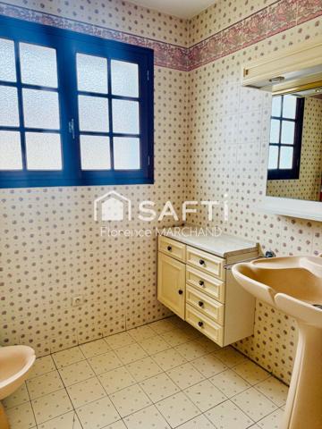 Maison plain-pied, emplacement idéal, grand garage, jardin clos