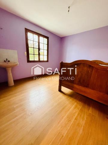 Maison plain-pied, emplacement idéal, grand garage, jardin clos