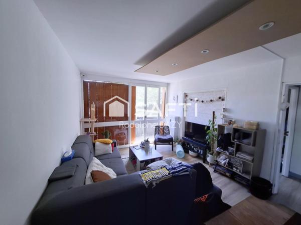 T3 lumineux en RDC avec balcon, centre Gaillon à pied, idéal investisseur