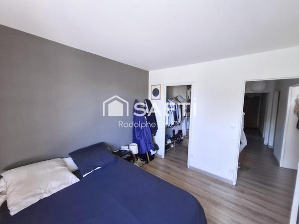 T3 lumineux en RDC avec balcon, centre Gaillon à pied, idéal investisseur