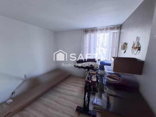 T3 lumineux en RDC avec balcon, centre Gaillon à pied, idéal investisseur