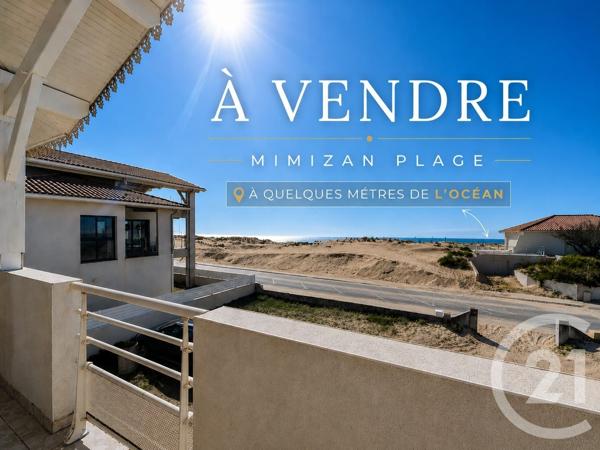 Appartement F3 à vendre  4 pièces - 60 m 2   MIMIZAN  - 40