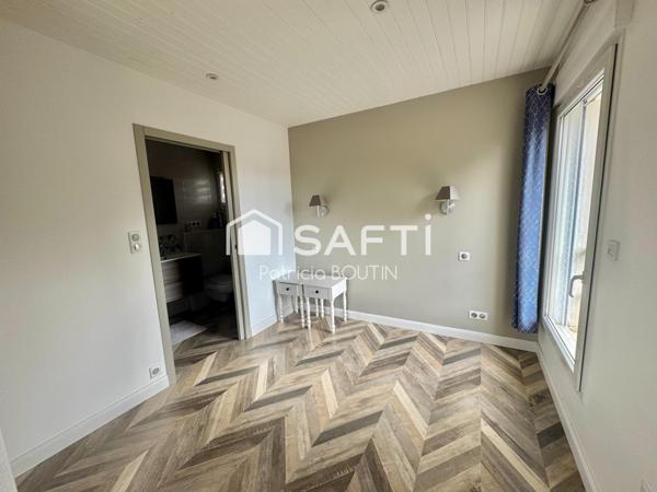 PAVILLON + DEPENDANCE AMENAGEE : 7 CHAMBRES, CAVE ET GARAGE A AIFFRES