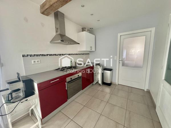 PAVILLON + DEPENDANCE AMENAGEE : 7 CHAMBRES, CAVE ET GARAGE A AIFFRES