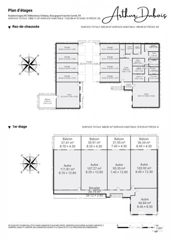 Immeuble à vendre 1 000 m² Montreux-Château