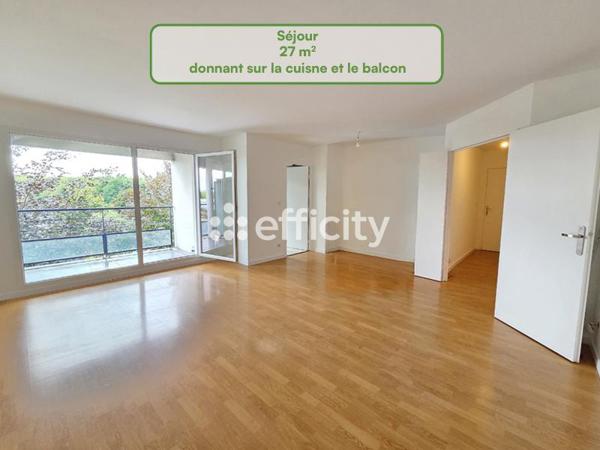 Appartement 3 pièces - 70 m² Exclusivité efficity