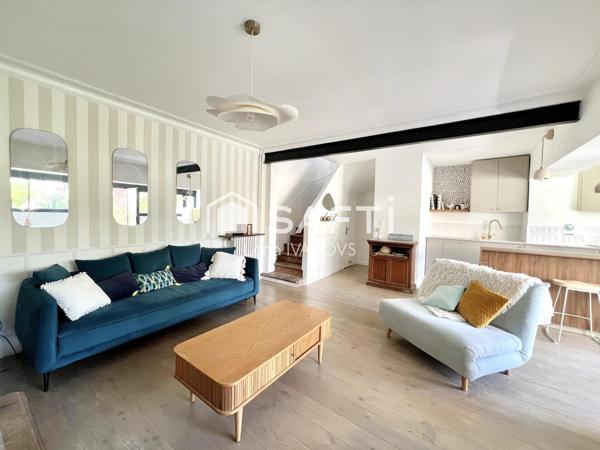 Maison rénovée avec jardin et dépendance