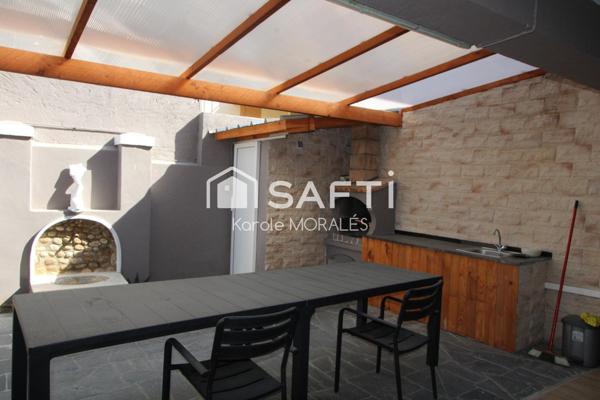 CANET EN ROUSSILLON PLAGE, MAISON 2 FACES, AVEC EXTERIEUR ET STATIONNEMENT