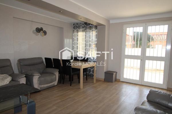 CANET EN ROUSSILLON PLAGE, MAISON 2 FACES, AVEC EXTERIEUR ET STATIONNEMENT