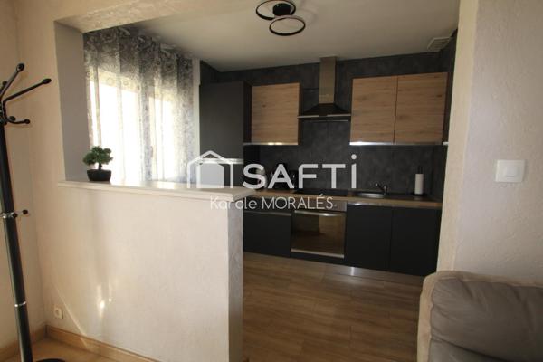 CANET EN ROUSSILLON PLAGE, MAISON 2 FACES, AVEC EXTERIEUR ET STATIONNEMENT