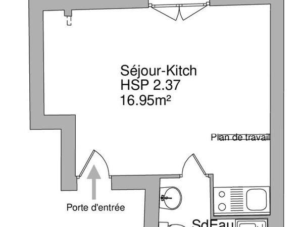 Location Studio meublé 19.27 m² - 65 RUE DES CHARRETIERS Orleans 45000