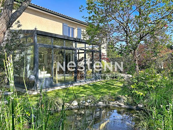 MAISON FAMILIALE DE 145 M² ALBIGNY-SUR-SAÔNE AVEC 4 CHAMBRES AVEC JARDIN PAYSAGÉ ET VÉRANDA