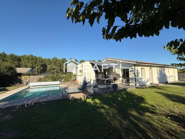 Maison 4 chambres avec piscine et garage