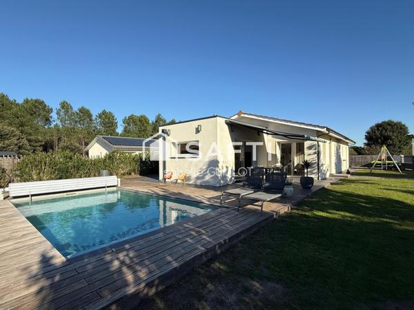 Maison 4 chambres avec piscine et garage