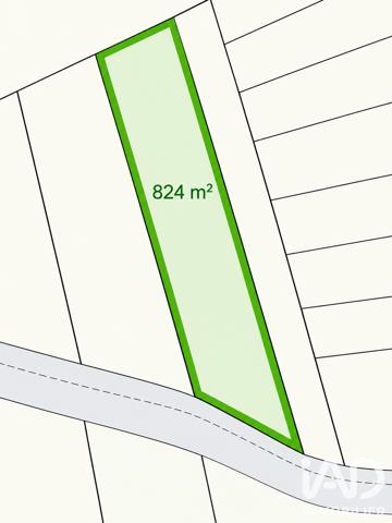Terrain à vendre 824 m² Calonne-Ricouart