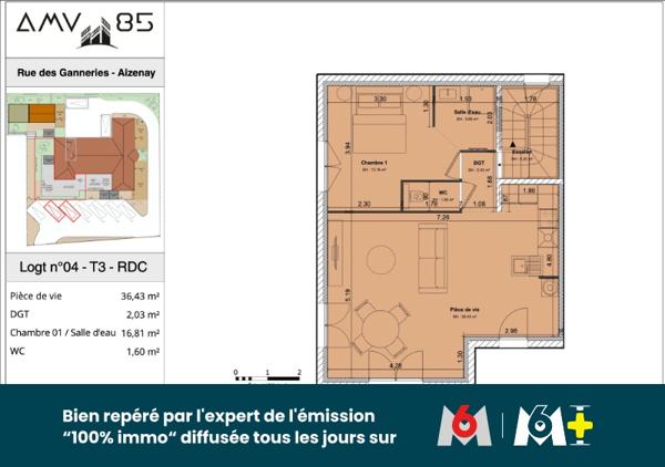 Maison 72 m² à Aizenay