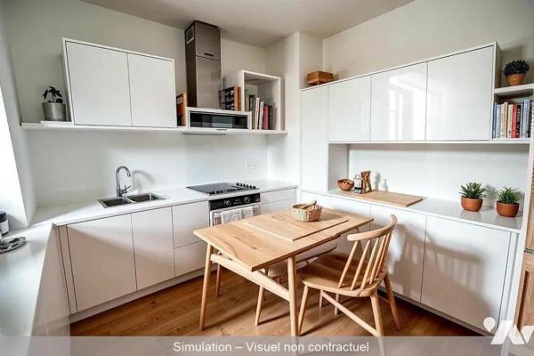 Sur son terrain de 455 m², maison sur sous-sol de 85 m² environ comprenant : cuisine, salle à m...