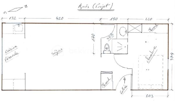 Appartement de 28 m²