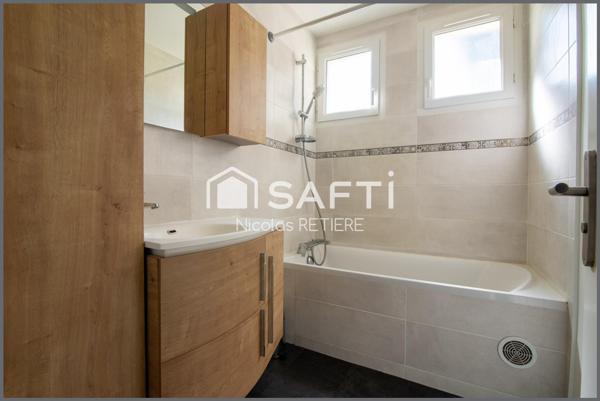 Orvault T3 de 68 m2, balcon, Parking et cave