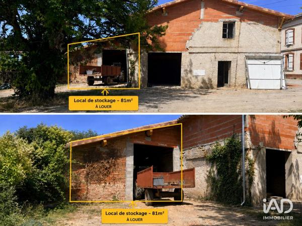 Location local d’activité 81 m² Fronton