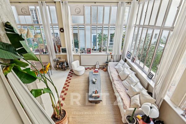 Loft baigné de lumière Paris XVIII