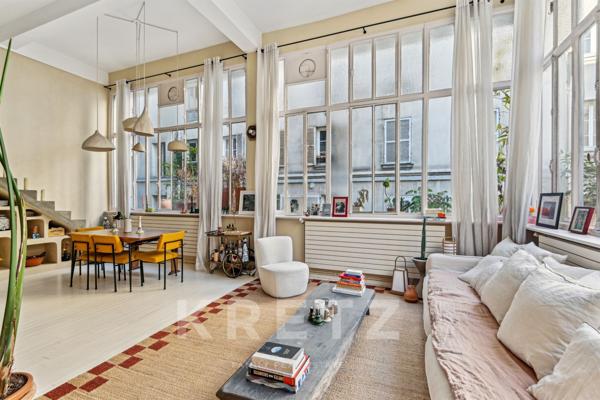 Loft baigné de lumière Paris XVIII