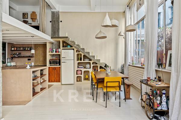 Loft baigné de lumière Paris XVIII