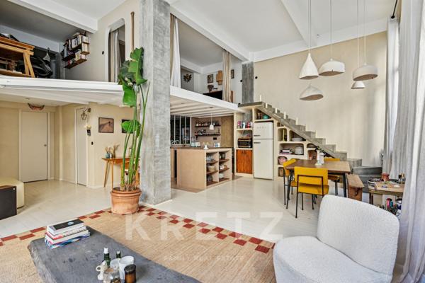 Loft baigné de lumière Paris XVIII