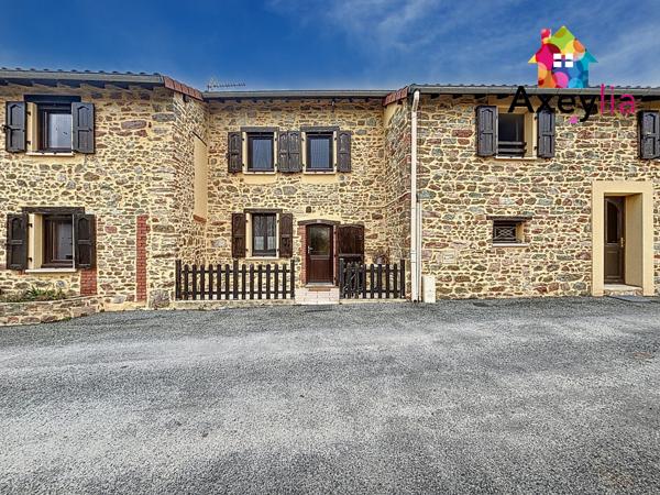 Saint-Germain-Laval (42260) A VENDRE - SECTEUR SAINT-GERMAIN-LAVAL - CHARMANTE MAISON EN PIERRES, 4 CHAMBRES, TERRAIN ET PISCINE