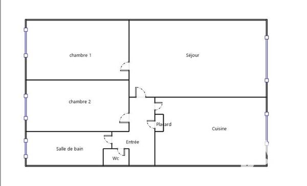 Appartement à vendre 3 pièces 61 m² Épinay-sur-Seine