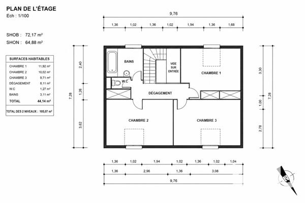 Maison à vendre 6 pièces 105 m² Dammartin-en-Goële