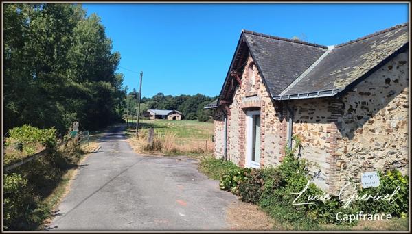 À vendre – Domaine de caractère de 200m2 à Ombré d’Anjou (28 hectares d’un seul tenant)