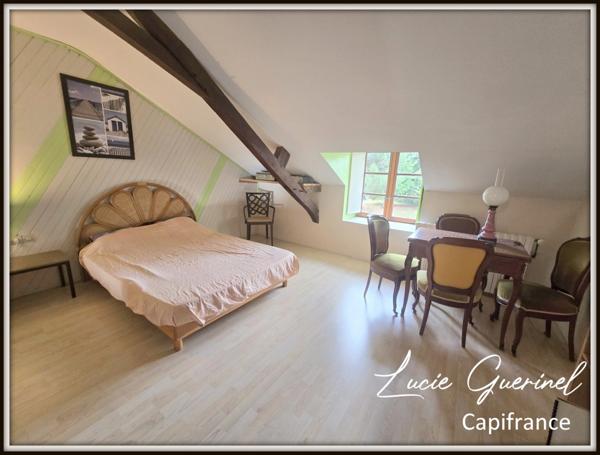 À vendre – Domaine de caractère de 200m2 à Ombré d’Anjou (28 hectares d’un seul tenant)