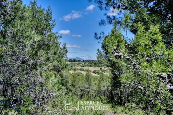 Maison d’architecte confidentielle avec piscine, vue Pic Saint-Loup et potentiel multiple