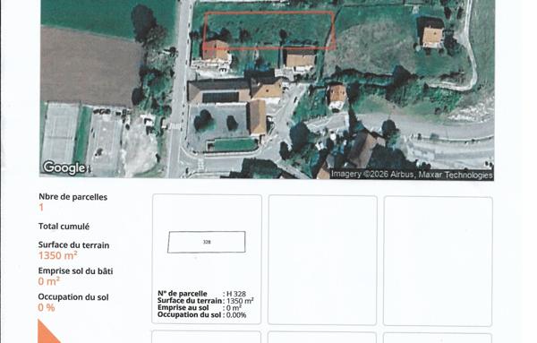 Terrain à Batir de 820 m²