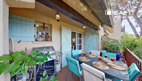 Les Issambres – 2 pièces 40 m² avec terrasse plein sud, piscine, parking