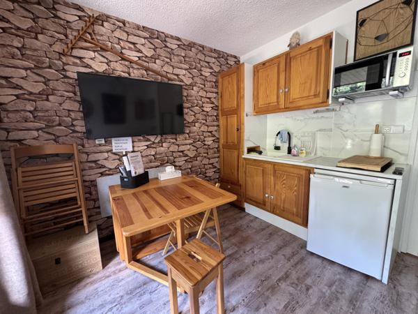 Pra Loup 1500 — Charmant studio avec balcon et cave