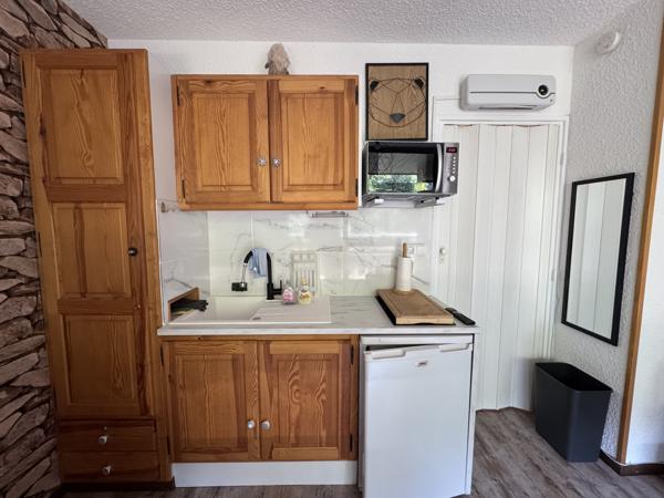 Pra Loup 1500 — Charmant studio avec balcon et cave