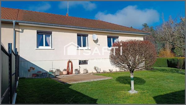 Charmante maison mitoyenne de 82 m2 sur sous sol complet avec 3 chambres