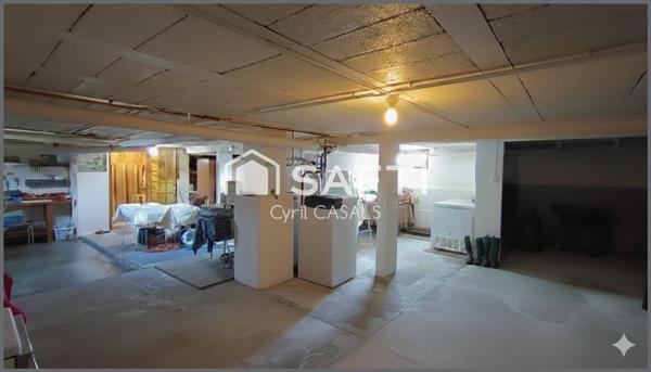 Charmante maison mitoyenne de 82 m2 sur sous sol complet avec 3 chambres