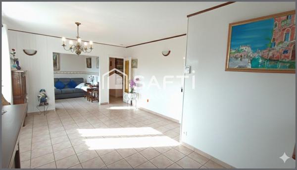 Charmante maison mitoyenne de 82 m2 sur sous sol complet avec 3 chambres