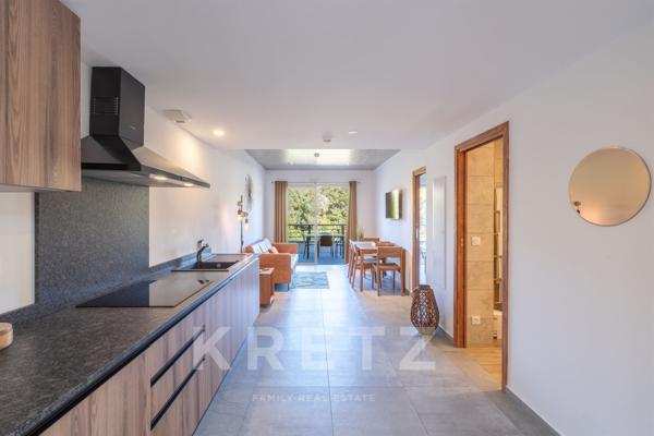 Appartement T2 avec vue sur le maquis corse, à deux pas des plages