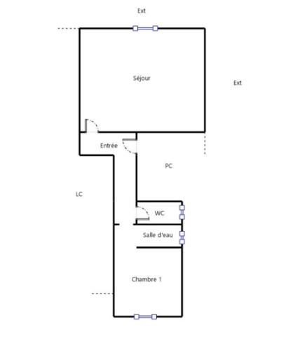 Appartement à vendre 2 pièces 33,37 m² Rennes